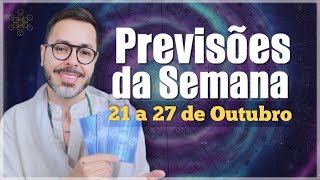 PREVISÕES DE 21 A 27 DE OUTUBRO Todos os Signos [upl. by Yraunaj]