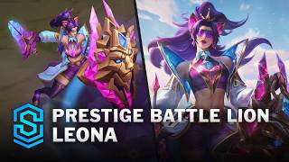 Prestige Battle Lion Leona Skin Spotlight  PreRelease  PBE Preview  League of Legends [upl. by Sheffield]