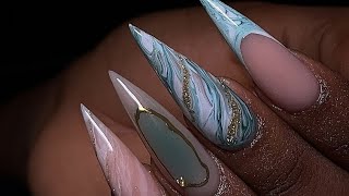 GUM GEL POLY GEL OVERLAY tutorial 🔥🔥🔥 [upl. by Armilda552]