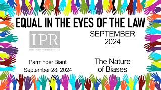 3 The Nature of Biases  Parminder Biant 28th September 2024 [upl. by Olsson]