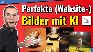 KI Bilder erstellen für Websites mit Midjourney Tutorial 2024 Nie wieder Stock Fotos kaufen [upl. by Adnohsal]