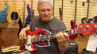 The funkiest bass player Trevor Lindsey stopped by Normans Rare Guitars [upl. by Kuebbing582]