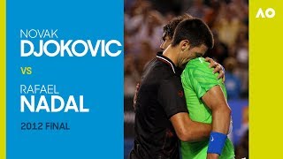 Novak Djokovic v Rafael Nadal  Australian Open 2012 Final  AO Classics [upl. by Nanice]