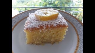 Revani Tradicionale me Sherbet Receta Origjinale Furdullak  Lemon Cake [upl. by Erdah]