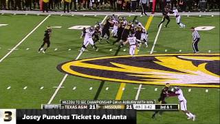 2013 Mizzou Football Top 10 [upl. by Eiuol]