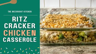 Ritz Cracker Chicken Casserole [upl. by Auqenehs906]