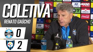 COLETIVA RENATO GAÚCHO  Grêmio x Huachipato  Libertadores 2024 [upl. by Hindu]