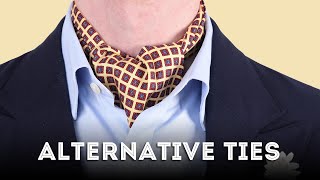 11 Ties for the Bold Ascots Bolos String Ties and other Alternative Ties for Men [upl. by Allemrac]