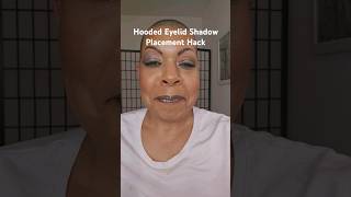 Howto get your eyeshadows to show up on hooded eyelids  Two different placement techniques [upl. by Needan603]