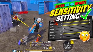 Best Sensitivity Setting For Headshot After Update⚙️ 2GB  3GB  4GB  6GB  8GB RAM  FREE FIRE [upl. by Eeliah]