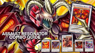 RED DRAGON ARCHFIEND Deck Assault Resonator Combo Guide vs Meta Decks  Yugioh Master Duel [upl. by Cameron]