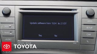 Entune® HowTo Updating Your Entune® System 210  Toyota [upl. by Jacintha]