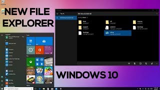 HOW TO GET NEW FILE EXPLORER IN WINDOWS 10 [upl. by Lalita]