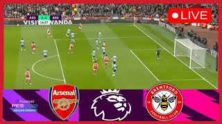 ARSENAL vs BRENTFORD LIVE TODAY ⚽ PREMIER LEAGUE 2324 pes21 [upl. by Rog]