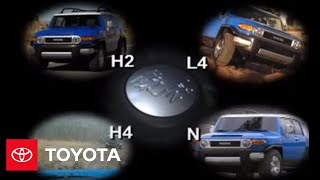 2007  2009 FJ Cruiser HowTo PartTime 4Wheel Drive System Overview  Toyota [upl. by Htelimay863]