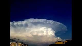 Storm cloud builds up Cumulonimbus Cb time lapse [upl. by Cleary]