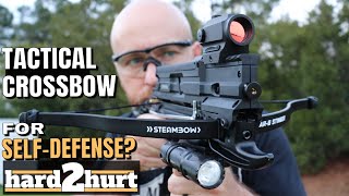 Testing the AR6 Tactical Repeating Crossbow Accuracy Range and Stopping Power Bonus Tomahawk [upl. by Snyder572]