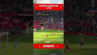 Man United triumphs 21 over Brentford with Garnachos stunning goal in Premier League 202425 [upl. by Oliy]