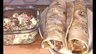 ചിക്കന്‍ ചങ്ങ്സ് കൊണ്ടുള്ള sandwich and salad  sandwich and saalad with chicken chunks [upl. by Tiraj]