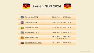 Ferien NDS 2024 [upl. by Etteb475]