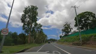 Driving old Coach RoadTallebudgeera Connection RoadM1 Roadworks ProgressGold CoastQueenslandAus [upl. by Timi]