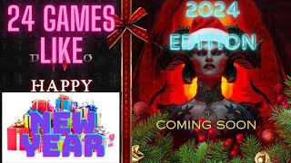 24 UPCOMING DIABLO LIKE GAMES IN 2024 [upl. by Iret]