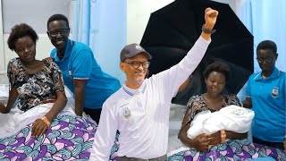 Umubyeyi Yafashwe nIbise Ari Kwamamaza Paul Kagame Ahita Abyara Umwana Amwita Ian Kagame🥰Yagororewe [upl. by Yatnoed]