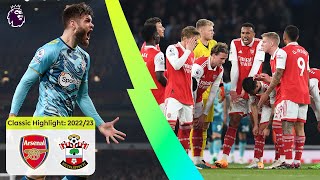 Last Minute DRAMA  Arsenal 33 Southampton  Classic Premier League Highlights [upl. by Gitel]