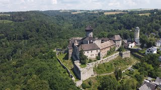 Moravské Hrady Sovinec Šternberk Úsov a Bouzov [upl. by Eicaj]