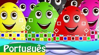 Aprender Números  Contar De 1 Até 10 Learn Numbers 1 to 10  Ovos de Surpresa  ChuChu TV [upl. by Imelida]