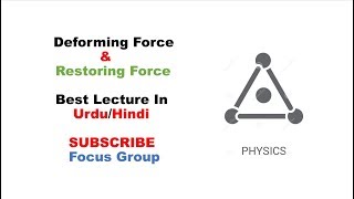 Deforming Force amp Restoring Force  Lecture in UrduHindi [upl. by Ardehs]