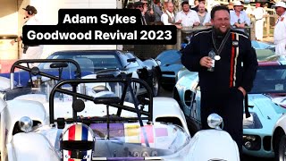 Adam Sykes racing the 1965 McLarenChevrolet M1A in the Whitsun Trophy GOODWOOD REVIVAL 2023 [upl. by Bette]