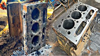 Reconditioning of Engine Block and Complete Procedure of Boring and Honing Engine Block [upl. by Tegan440]