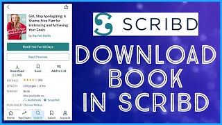 How To Download Book In Scribd Audiobooks amp ebooks [upl. by Assira]