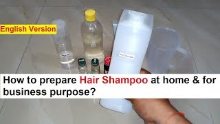 Hair Shampoo Making Formula  हेयर शैम्पू बनाने का फॉर्मूला [upl. by Kuhlman]