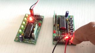 6 Channel RF Remote Controller Using CC2500 Module and PIC16F1847 PIC MicroController [upl. by Eenehs]