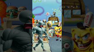 spongebob selling squidward burger shorts animation rollingmainan [upl. by Brenan]