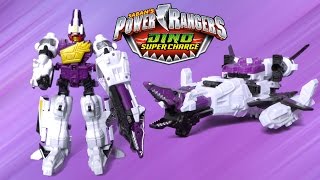 Power Rangers Dino Super Charge Plesio Charge Megazord from Bandai [upl. by Thurber]