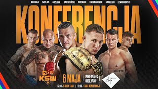 SZPILKA I WRZOSEK OKO W OKO PRZED WALKĄ  XTB KSW 94  KONFERENCJA PRZED GALĄ [upl. by Ikkir]