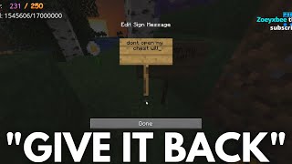 Fundy steals Wilbur Soot Items  Origins SMP [upl. by Jose]