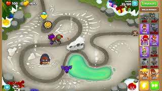 5 Bloons TD 6 Streambed Hard Standard [upl. by Walter632]