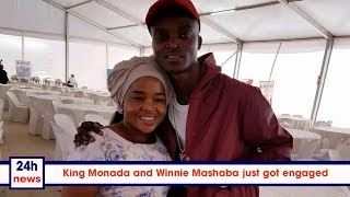 King Monada and Winnie Mashaba just got engaged [upl. by Tteltrab]