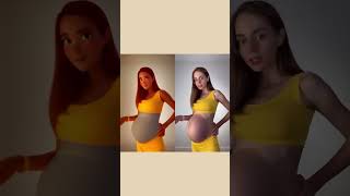 Baby Mama Cute Cool Dance Anime  Before and After Pregnancy TikTok Shorts by Anya Kova [upl. by Cila838]