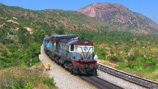 Majestic Twin Alco WDM2 powers Karnataka Express at Makalidurga [upl. by Graehl]