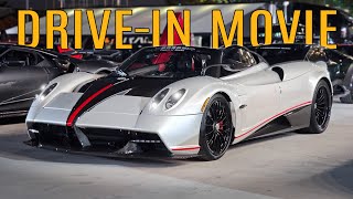 Pagani Zonda Huayra Chiron Pur Sport Centenario  HYPERCAR DRIVEIN MOVE NIGHT  Miami Concours [upl. by Eki]