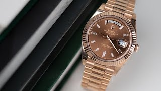 Rolex DayDate 2282350003  Unboxing [upl. by Aneetsyrk]