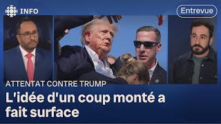 Des théories du complot circulent sur la tentative d’assassinat de Donald Trump [upl. by Killy215]