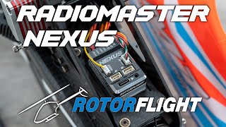 RadioMaster NEXUS amp RP3H Receiver Quick Look  NEW Rotorflight 2 Flybarless Heli Flight Controller [upl. by Gould191]