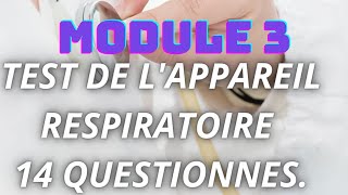 TEST DE AIDE SOIGNANTEDE LAPPAREIL RESPIRATOIRE EN 14 QUESTIONNES 📚🫁 [upl. by Sivie]