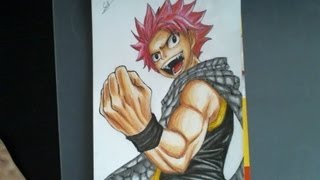 Drawing Natsu Dragneel Fairy Tail [upl. by Kalfas]